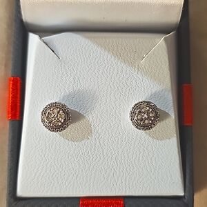 Real diamond earrings